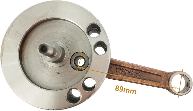 CDHPOWER YD85cc Crankshaft Kit Assy with 4 Balanced Holes, Fit YD85cc Piston 2 Stroke 85cc - Image 2